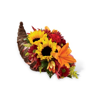 The FTD Fall Harvest Cornucopia by Better Homes and Gardens
